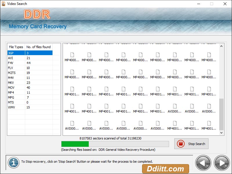 Unerase Memory Stick 4.8.3.1 screenshot