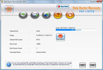 Windows Files Recovery Software Screenshot