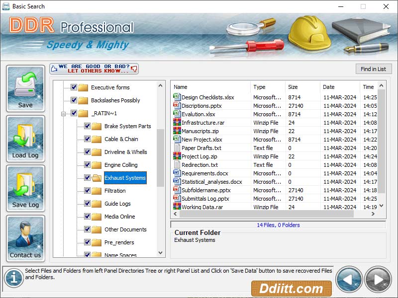 Screenshot of Memory Stick Data Recovery