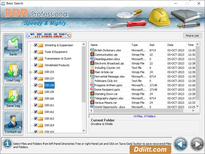 Screenshot of Windows Files Restoration Program 8.0.4.5