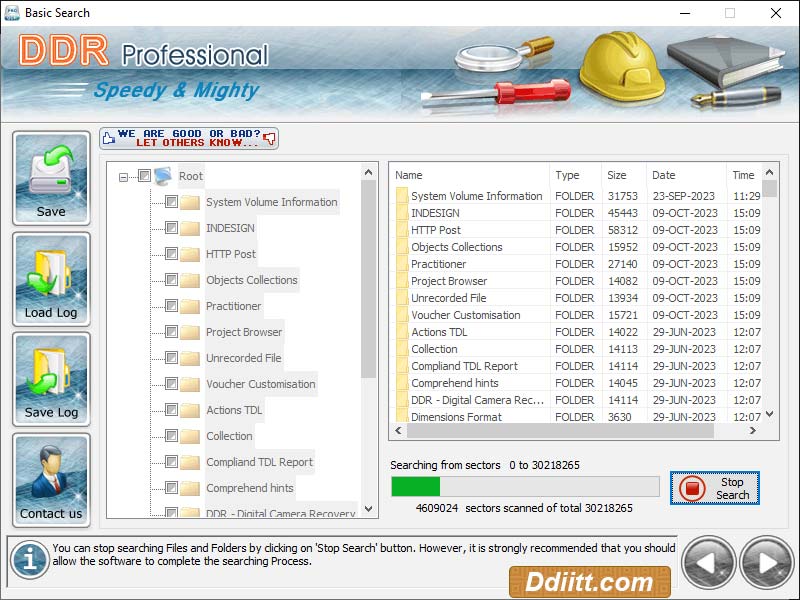 Screenshot of Download File Recovery